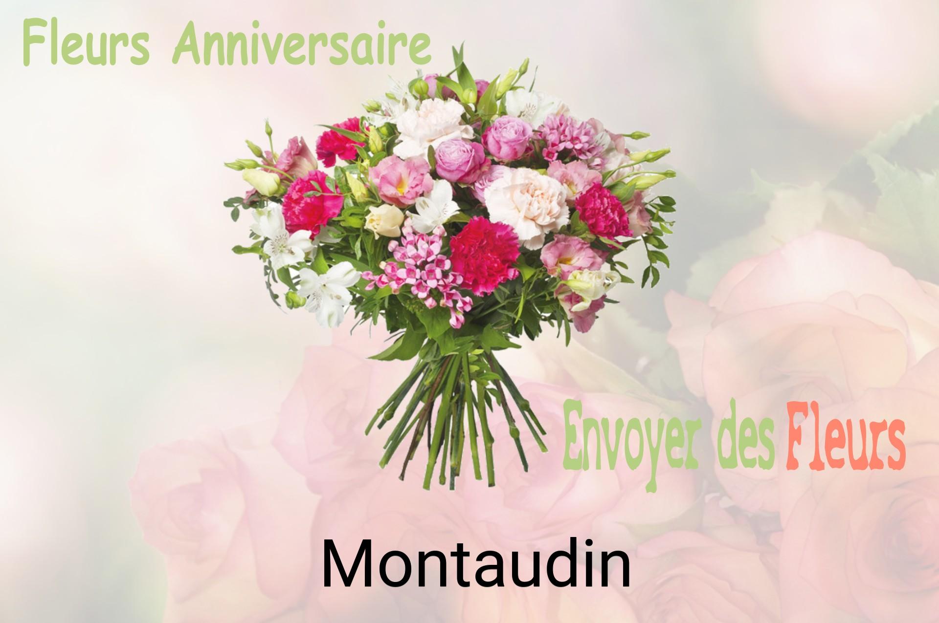 Bouquet de fleurs d’anniversaire livré à Montaudin